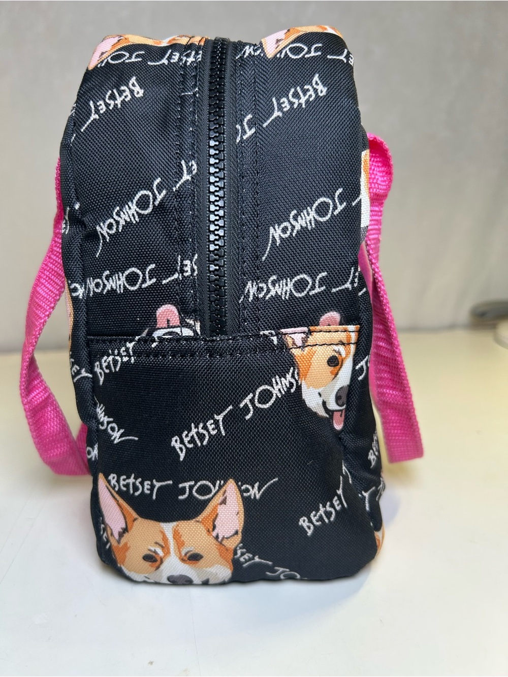 Betsey Johnson Insulated Lunch Tote Cooler Bag Corgi Dog Print - Picture 5 of 12